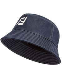 Fendi - Logo Printed Bucket Hat - Lyst
