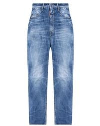 DSquared² - Be Cool Be Nice Wash Loose Jeans - Lyst