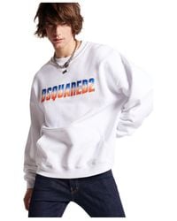 DSquared² - Logo Printed Long-Sleeved Sweatshirt - Lyst