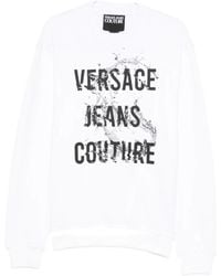 Versace Jeans Couture - Couture Logo Print Sweatshirt - Lyst