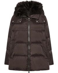 Yves Salomon - A-Line Hooded Puffer Jacket - Lyst