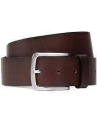 BOSS - Boss Logo Engraved Buckle Belt - Lyst