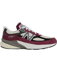 New Balance - 990V4 Lace-Up Sneakers - Lyst