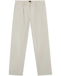 BOSS - Solid Color Casual Long Pants - Lyst