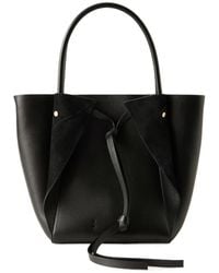 Gabriela Hearst - Small Suede And Leather Tote - Lyst