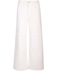 P.A.R.O.S.H. - Multiple-Pockets High-Waisted Trousers - Lyst