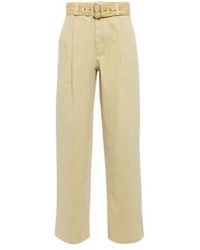 Jil Sander - Cotton High-Rise Wide-Leg Pants - Lyst