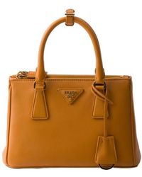 Prada - Galleria Small Leather Bag - Lyst