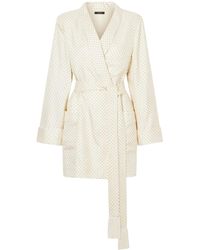 Tom Ford - Polka-Dot Silk Robe - Lyst