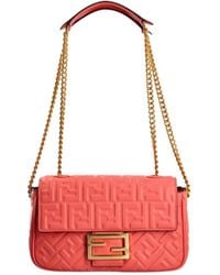 Fendi - Baguette Chain Midi Shoulder Bag - Lyst