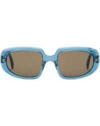 Loewe - Mini Anagram Steps Rectangular Sunglasses - Lyst
