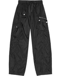 Ganni - Elasticated Drawstring Waistband Trousers - Lyst