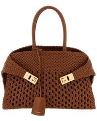 Ferragamo - 'Hug Th S' Handbag - Lyst