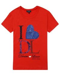 Armani Jeans - Round-Necked Logo T-Shirt - Lyst