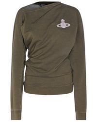 Vivienne Westwood - Ls Hebo Logo Patch Sweatshirt - Lyst