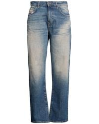 DIESEL - Mid-Rise Straight-Leg Jeans - Lyst