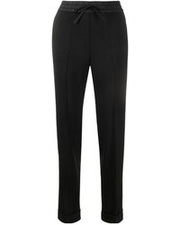 P.A.R.O.S.H. - Drawstring Straight-Leg Trousers - Lyst