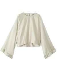 Altuzarra - Satin Blouse - Lyst
