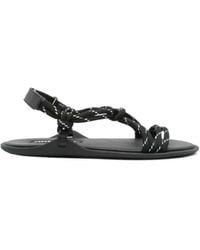 Miu Miu - Rope Flat Sandals - Lyst