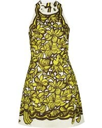 ALÉMAIS - Mona Halterneck Mini Dress - Lyst