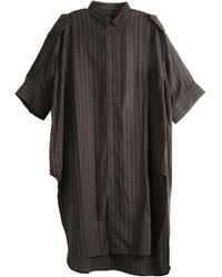 Omar Afridi - Vertical-Stripe Epaulette Shirt - Lyst