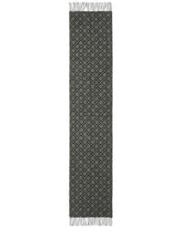 Tory Burch - T Monogram Printed Fringed Scarf - Lyst