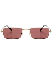 Cartier - Rectangular Frame Sunglasses - Lyst
