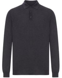 Zanone - Long-Sleeve Polo Shirt - Lyst