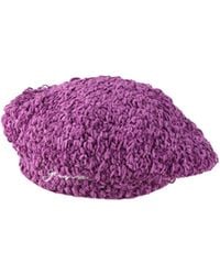 Ganni - Solid Color Hats - Lyst