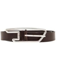DIESEL - B-D Line Logo Buckle Belt - Lyst