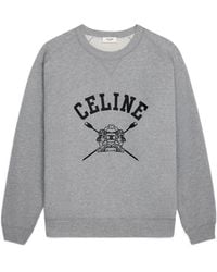 Celine - Loose Blason Sweatshirt - Lyst