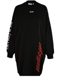 MSGM - Long-Sleeve Midi Knee-Length Sweatshirt - Lyst