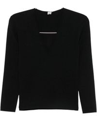 TOTEME - V-Neck Sweater - Lyst
