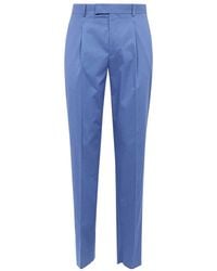 ZEGNA - Front Pleated Casual Pants - Lyst