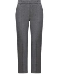 Dondup - Straight Leg Tailored Pants - Lyst