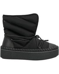 Tory Burch - Fleece-Lined Thick-Soled Leather Boots - Lyst