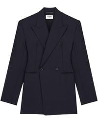 Saint Laurent - Double-Breasted Tailored Blazer - Lyst