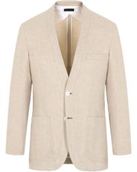 Brioni - Linen, Wool And Silk Jardigan - Lyst