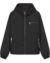 Versace - Zip-Up Hooded Jacket - Lyst