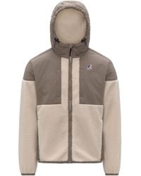 K-Way - Samson 4.0 Orsetto Full Zip Hoodie - Lyst