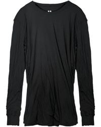 Rick Owens - Temple Extra Large Double Long Sleeve T-Shirt - Lyst
