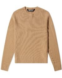Palm Angels - Logo Intarsia Knitted Jumper - Lyst