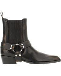 Paris Texas - 35Mm Helena Strap-Detail Ankle Boot - Lyst