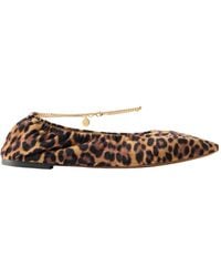 Stella McCartney - Chain-Detail Ballet Flats - Lyst
