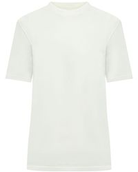 Jil Sander - Logo Printed Crewneck T-Shirt - Lyst