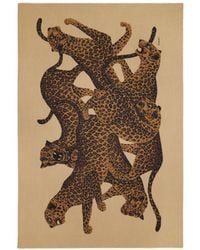 Saint Laurent - Leopard Patterned Stole - Lyst