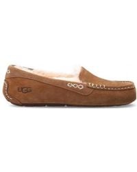 UGG - Ansley Logo Embossed Slip-On Loafers - Lyst