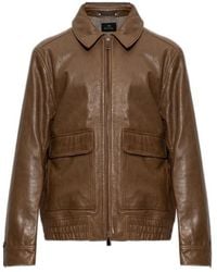 Paul Smith - Ps Paul Smith Vintage Leather Jacket - Lyst