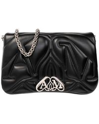 McQueen - The Seal Quilted Shoulder Bag - Lyst