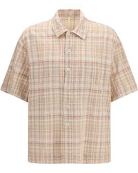 sunflower - Adam Checked Short-Sleeve Shirt - Lyst